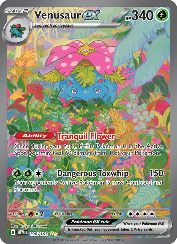 Venusaur ex 198/165 · Pokémon 151